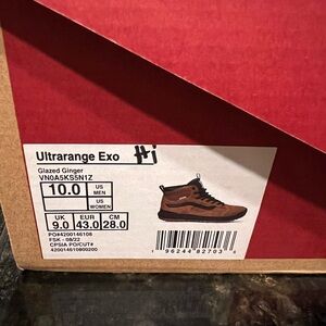 Vans size 10 UltraRange EXO